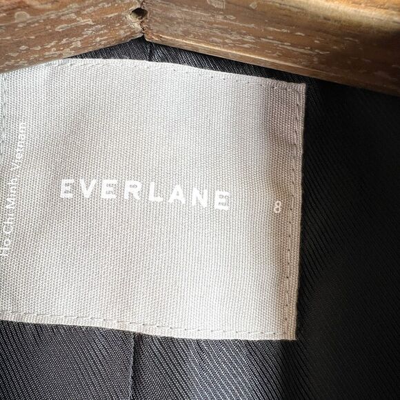 Everlane The Oversized Blazer in Buttersmooth, Black, 8, EUC - Picture 7 of 16